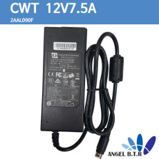 [중고][CWT]2AAL090F/ 12V7.5A/12V 7.5A/90W 4핀 상/하 넷기어 NAS RN10400/RN31400 아답타