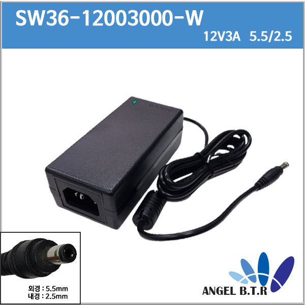 [DVE] DSA-42D-12 1 120300 / 36w/12V3A /12V 3A/5.5/2.5/SMPS방식  아답터/호환용